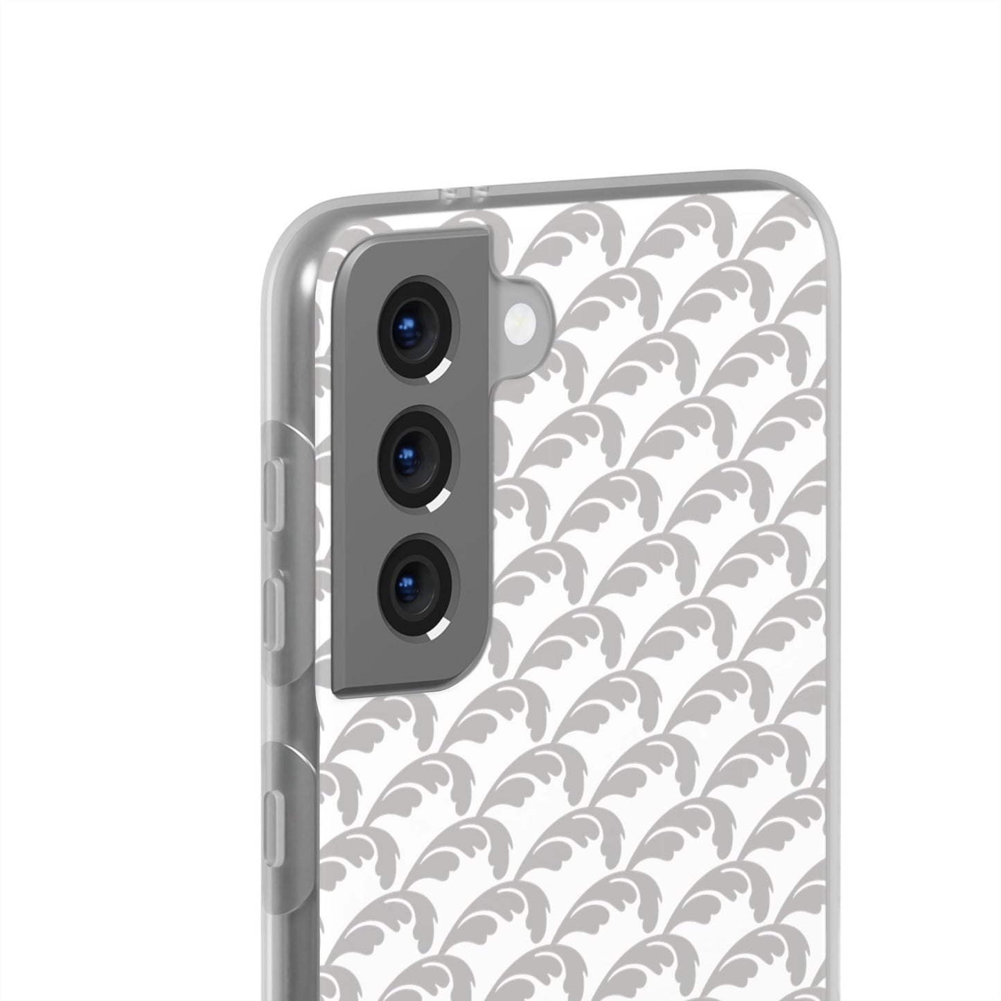 Beautiful Beloved Flourish (silver/white) - Flexi Phone Cases