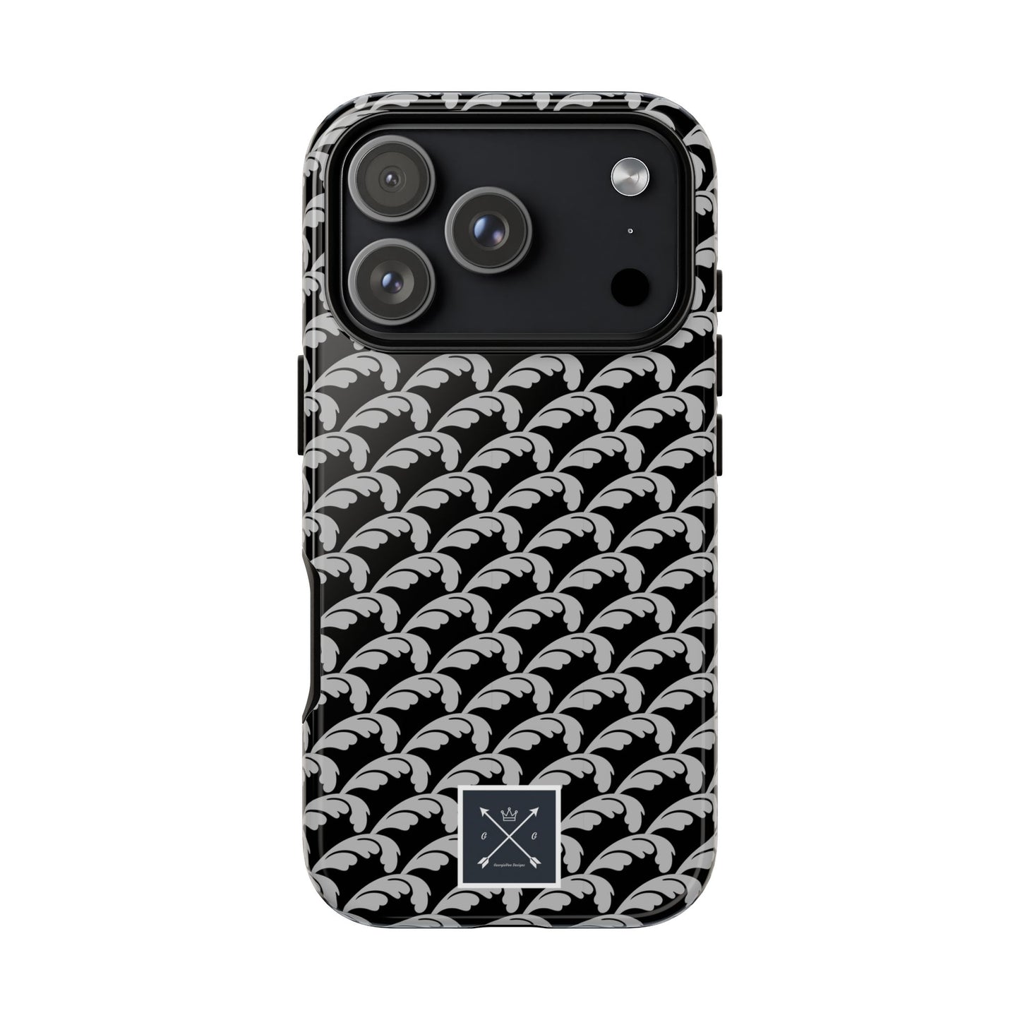 Beautiful Beloved One Flourish (black/silver) - Tough Phone Cases