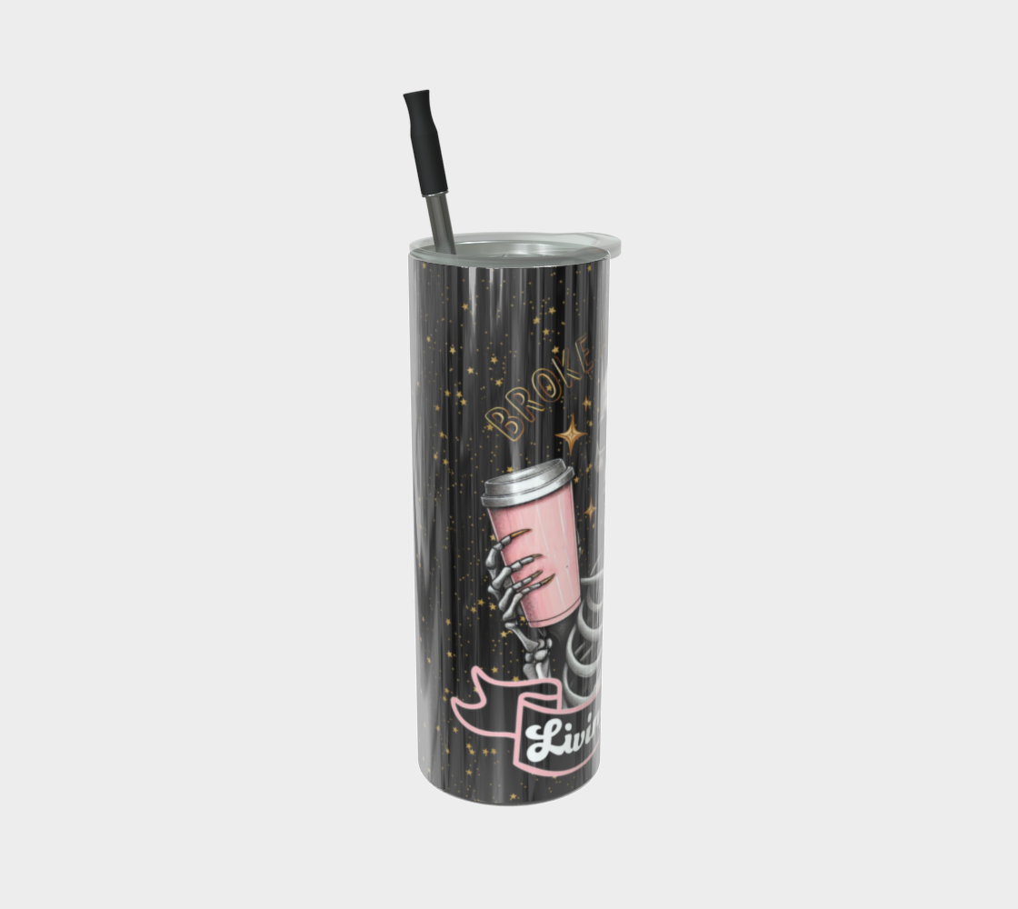 Broke and Bougie - 20oz Drink Tumbler