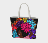 Beauty with Flowers - Large Tote bag