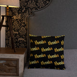 Gold and Bold Warrior - Throw Pillow