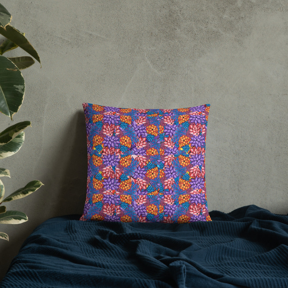 Watercolor Flower - Throw Pillow