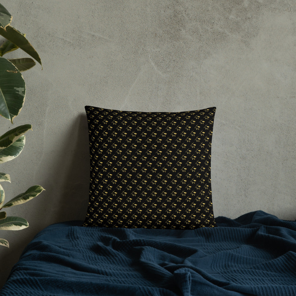 Gold and Bold Warrior- Throw Pillow