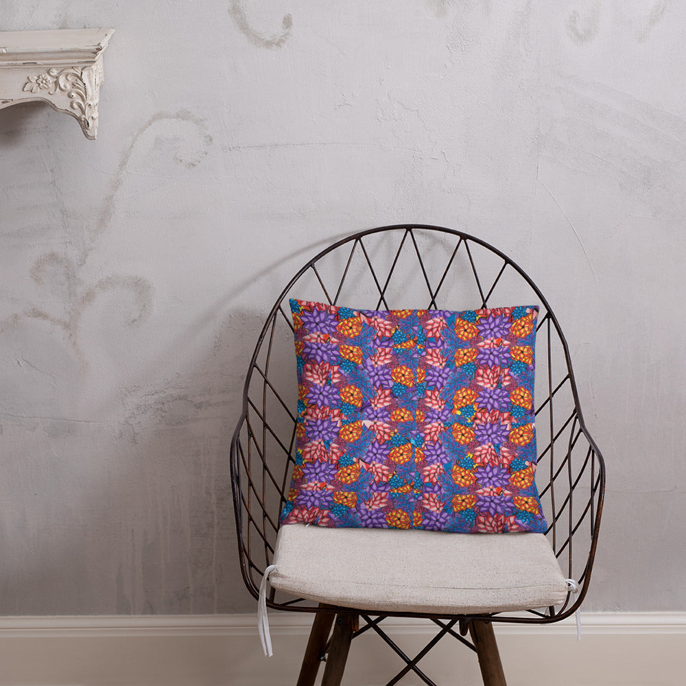 Watercolor Flower - Throw Pillow
