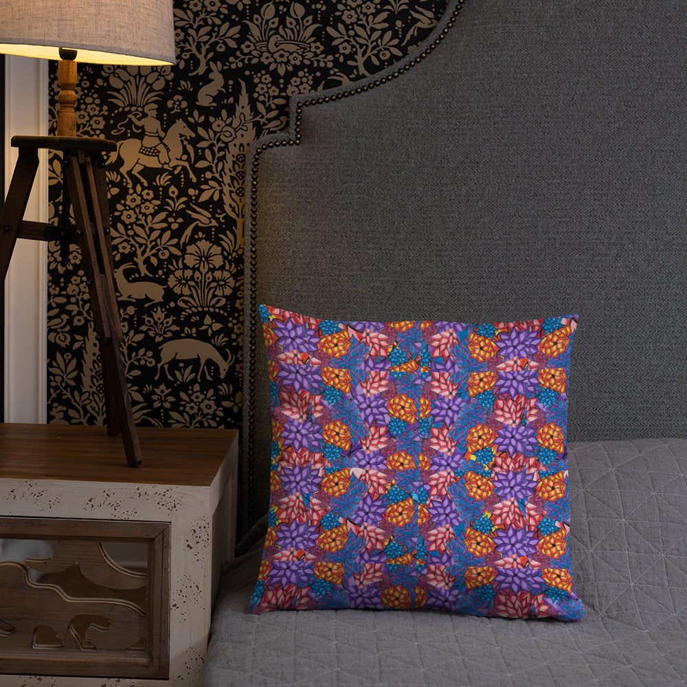 Watercolor Flower - Throw Pillow