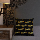 Gold and Bold Warrior - Throw Pillow