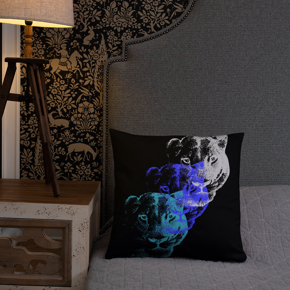Lioness Arising - Throw Pillow