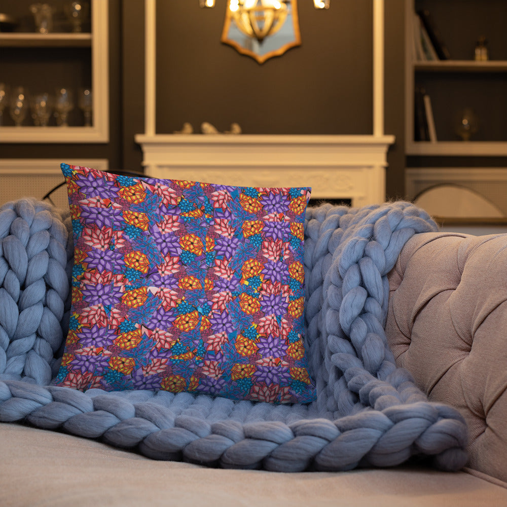 Watercolor Flower - Throw Pillow