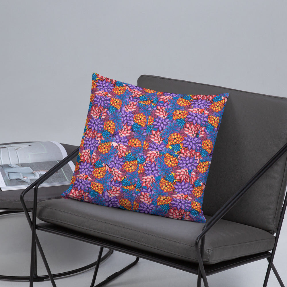 Watercolor Flower - Throw Pillow