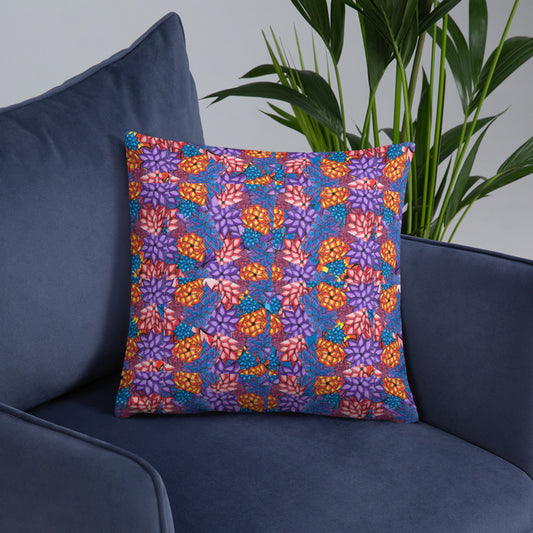 Watercolor Flower - Throw Pillow