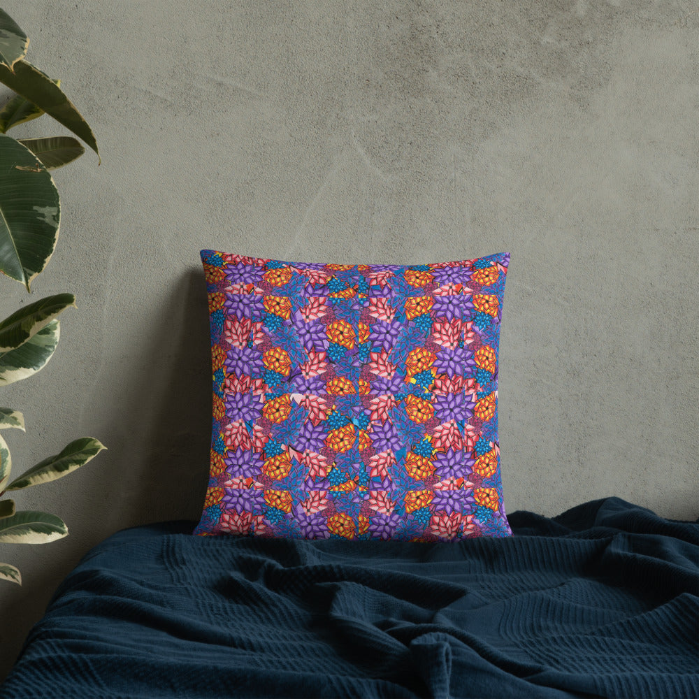 Watercolor Flower - Throw Pillow
