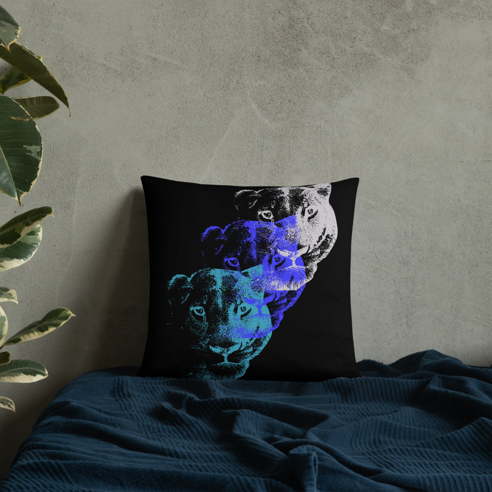 Lioness Arising - Throw Pillow