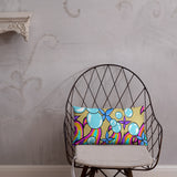 Bubble Rave - Throw Pillow