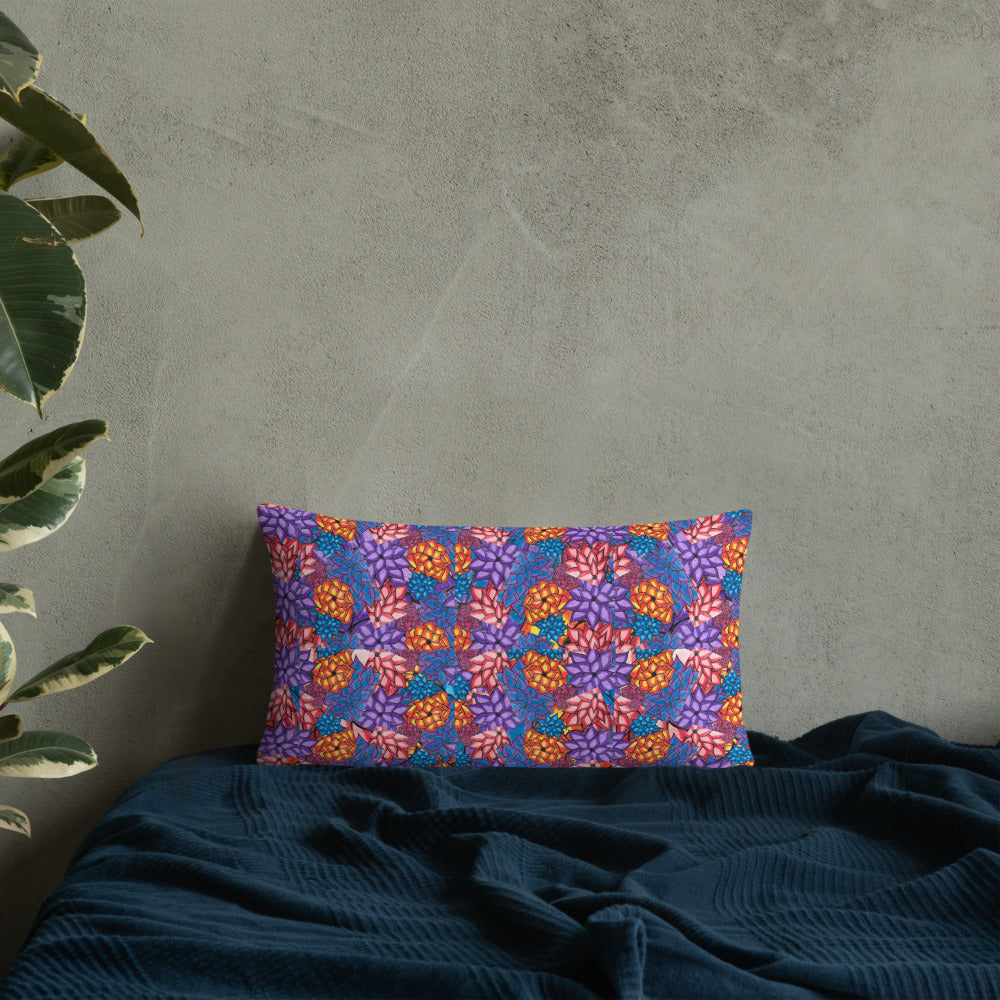 Watercolor Flower - Throw Pillow