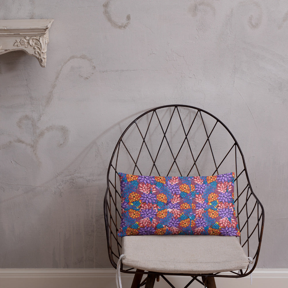 Watercolor Flower - Throw Pillow