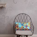 Bubble Rave - Throw Pillow