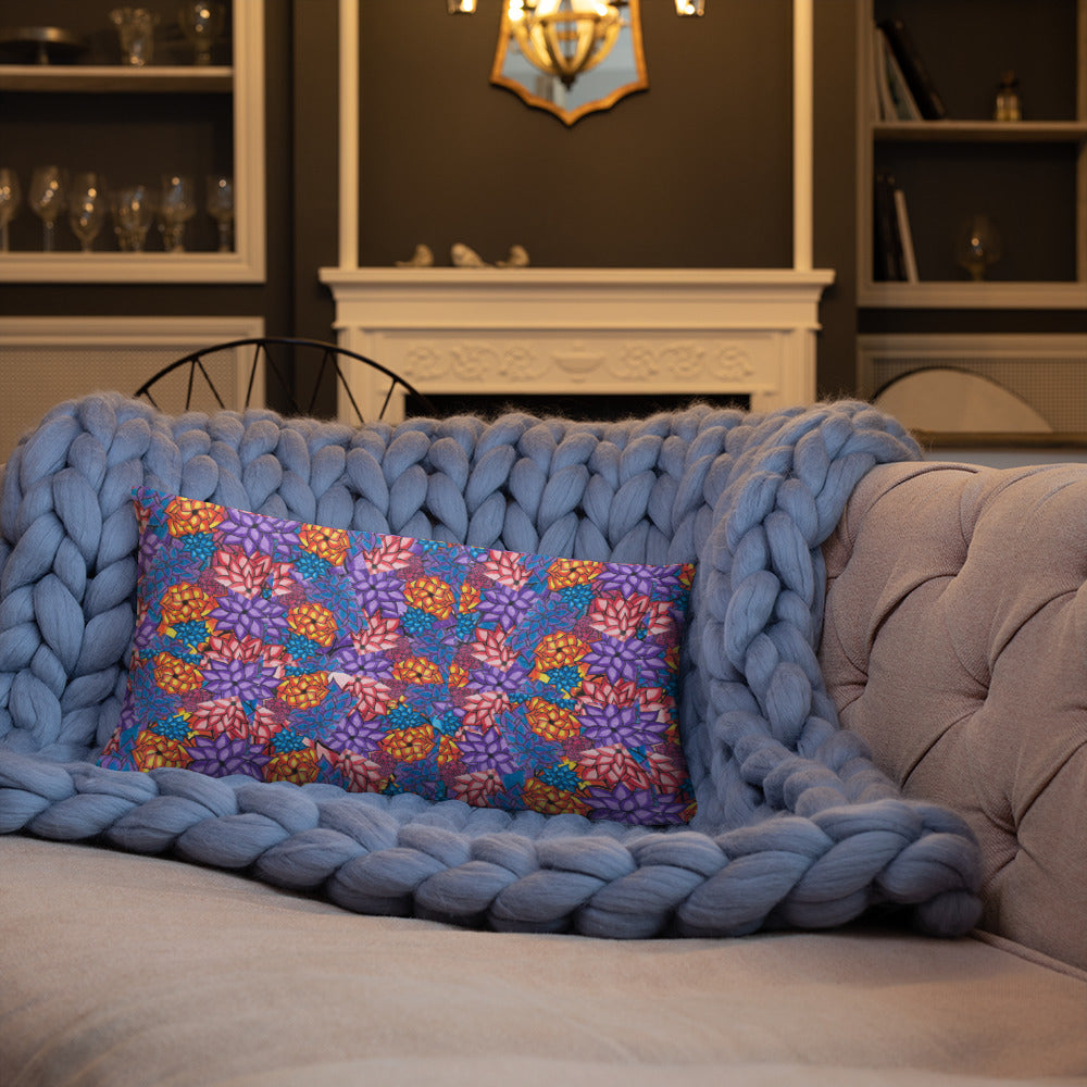 Watercolor Flower - Throw Pillow