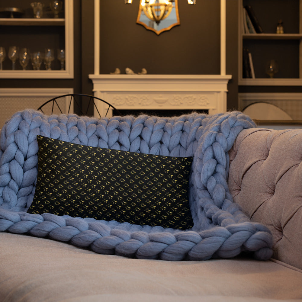 Gold and Bold Warrior- Throw Pillow