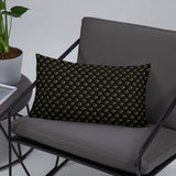 Gold and Bold Warrior- Throw Pillow