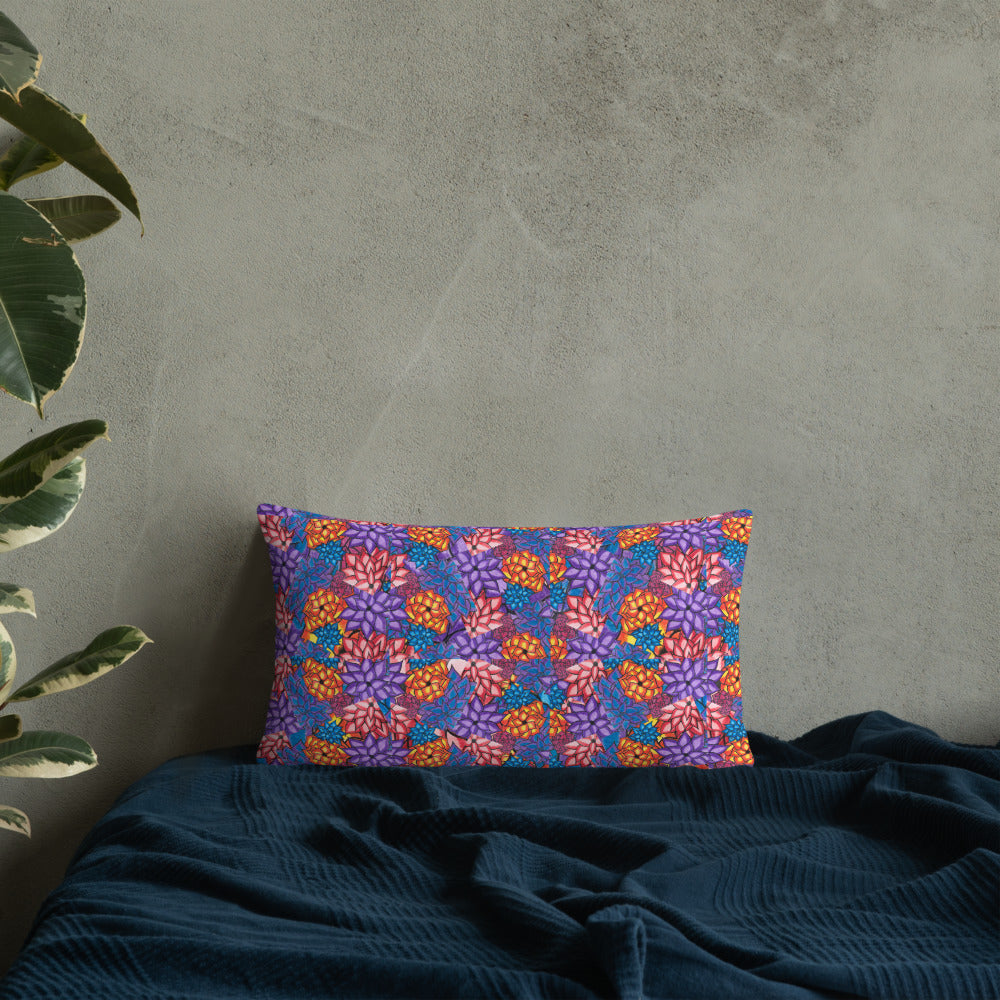 Watercolor Flower - Throw Pillow