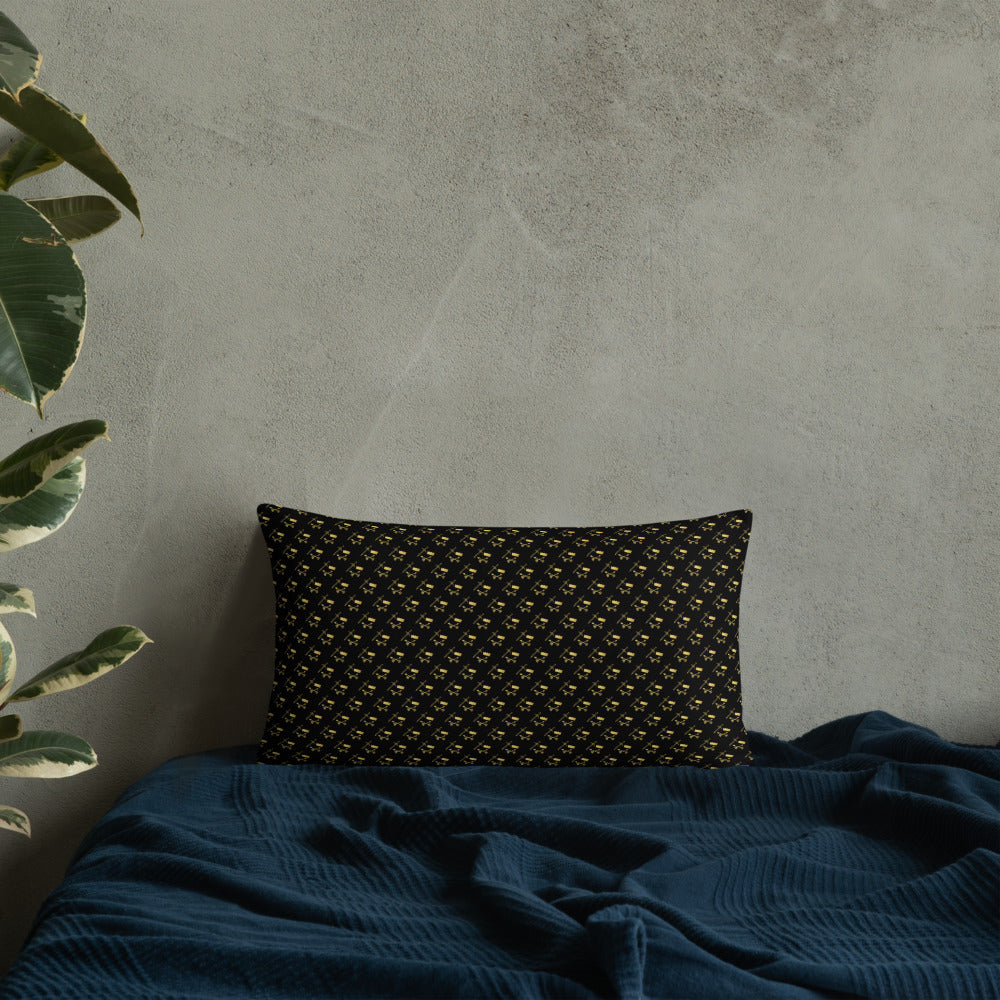 Gold and Bold Warrior- Throw Pillow