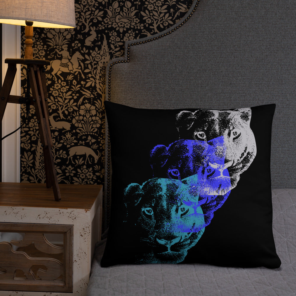 Lioness Arising - Throw Pillow