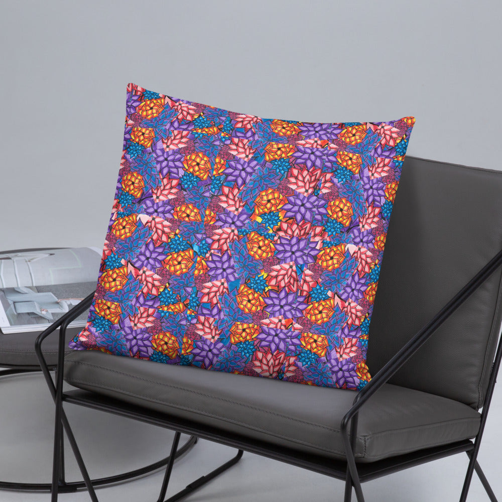Watercolor Flower - Throw Pillow