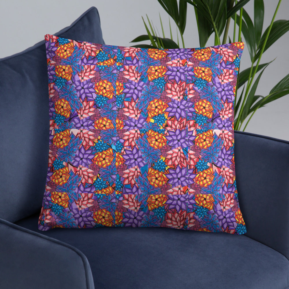 Watercolor Flower - Throw Pillow