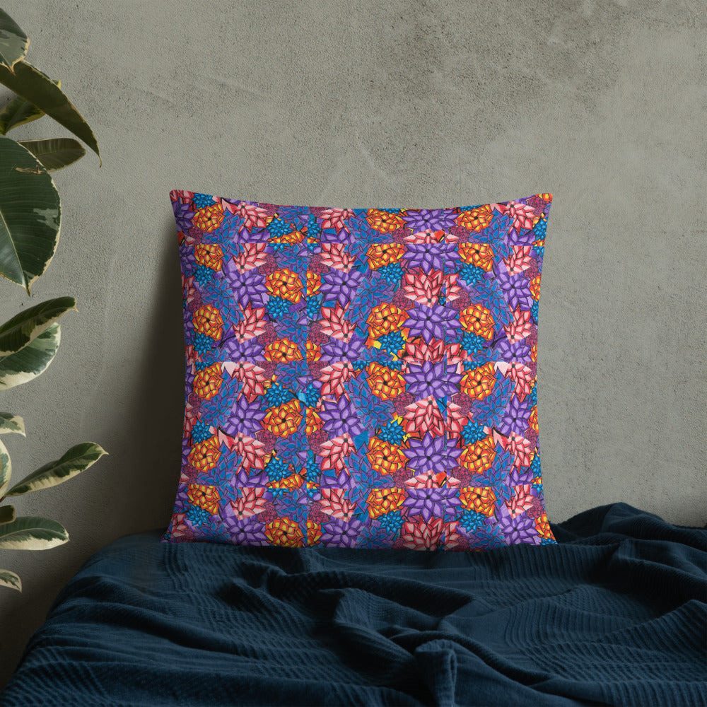 Watercolor Flower - Throw Pillow