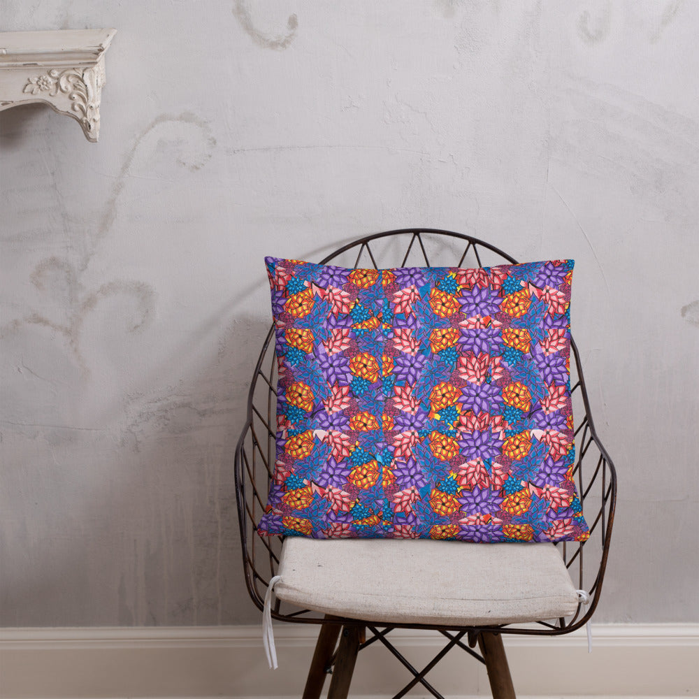 Watercolor Flower - Throw Pillow