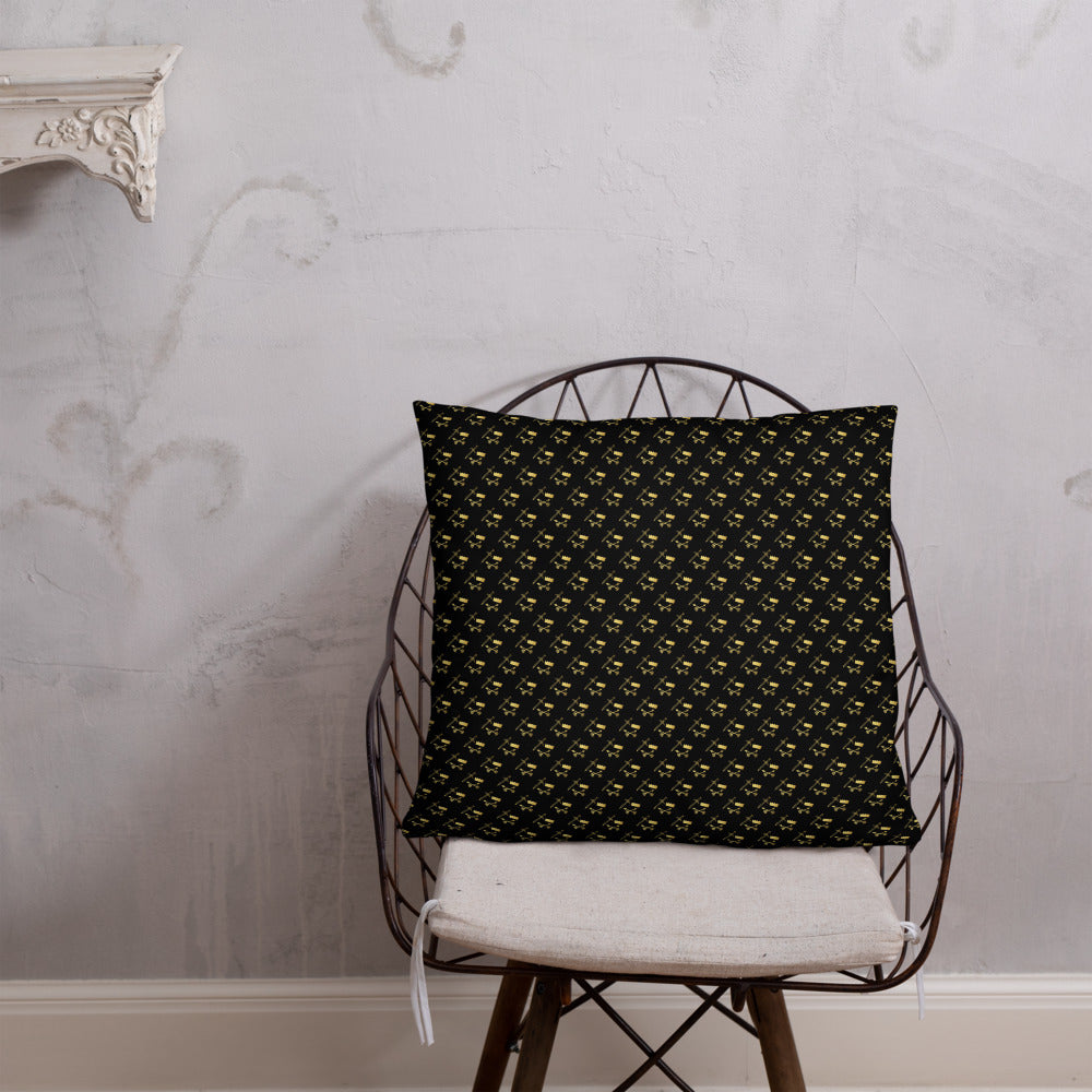 Gold and Bold Warrior- Throw Pillow