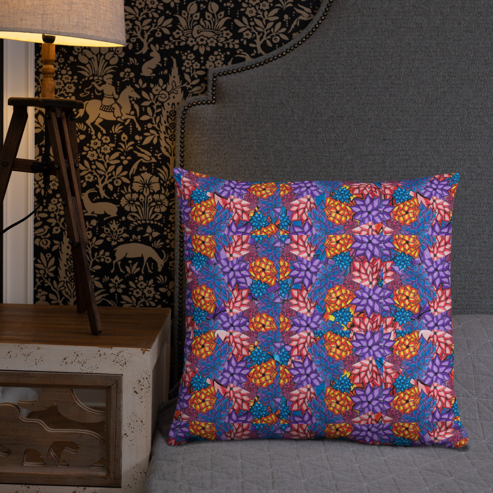 Watercolor Flower - Throw Pillow