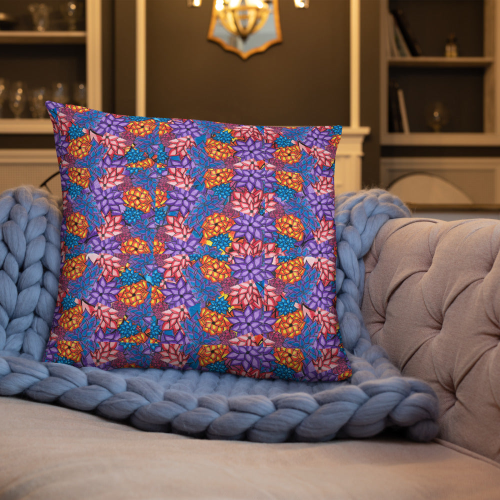 Watercolor Flower - Throw Pillow