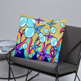 Bubble Rave - Throw Pillow