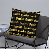 Gold and Bold Warrior - Throw Pillow