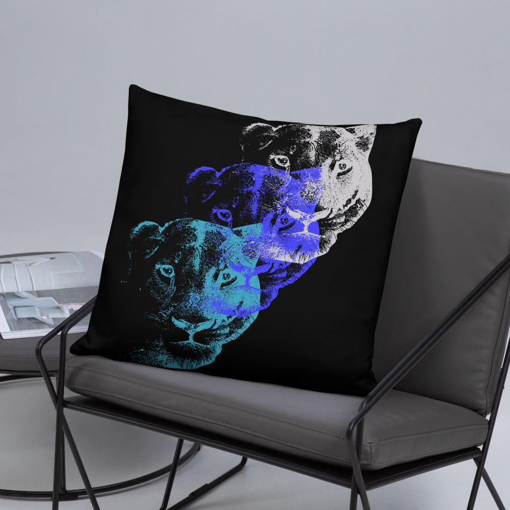 Lioness Arising - Throw Pillow