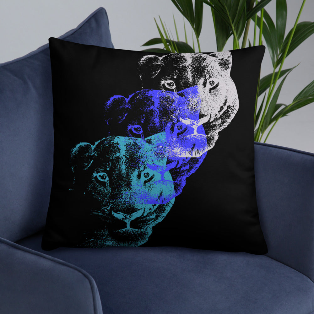 Lioness Arising - Throw Pillow