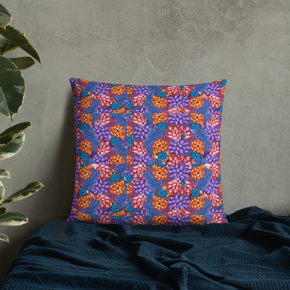 Watercolor Flower - Throw Pillow