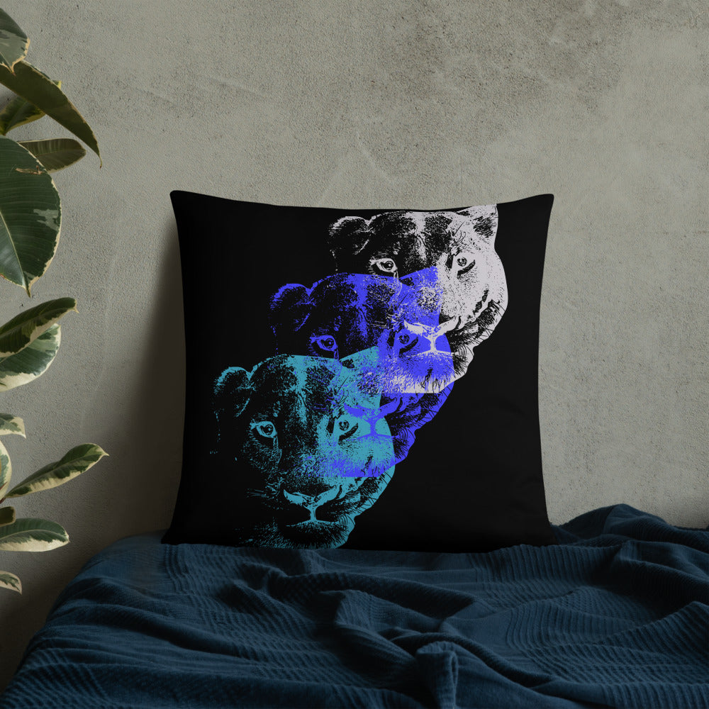 Lioness Arising - Throw Pillow