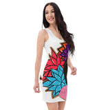 Beauty with Flowers - Body Con Dress