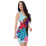 Beauty with Flowers - Bodycon Dress