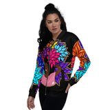 Beauty with Flowers - Unisex Bomber Jacket