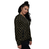 Gold and Bold Warrior - Unisex Bomber Jacket
