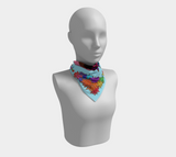 Beauty with Flowers - Square Scarf 3