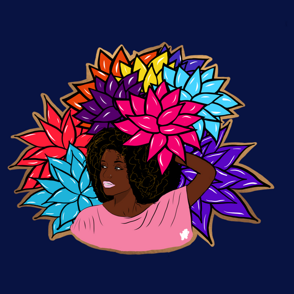 Flower Beauty - Throw Blanket