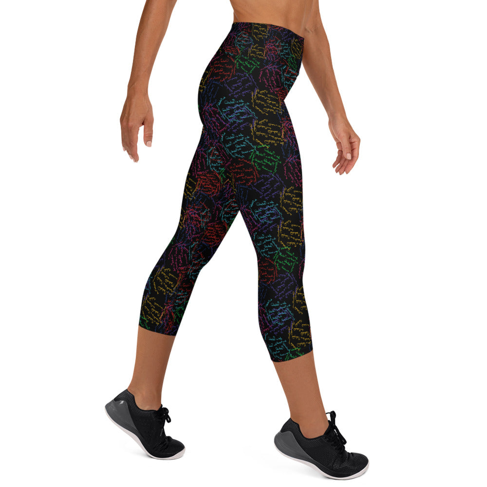 Masterpiece - Yoga Capri Leggings - black