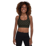Gold and Bold Warrior - Padded Sports Bra