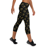Gold and Bold Warrior - Capri Leggings