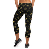 Gold and Bold Warrior - Capri Leggings