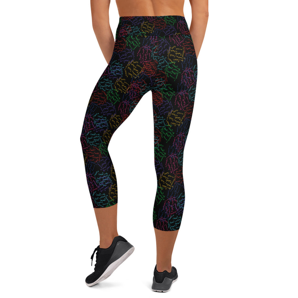 Masterpiece - Yoga Capri Leggings - black – GeorgieVon Designs